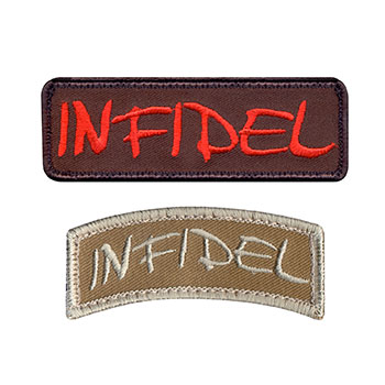 "Infidel" Embroidered Patch