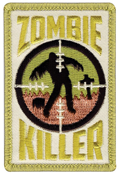 Zombie Killer Embroidered Patch