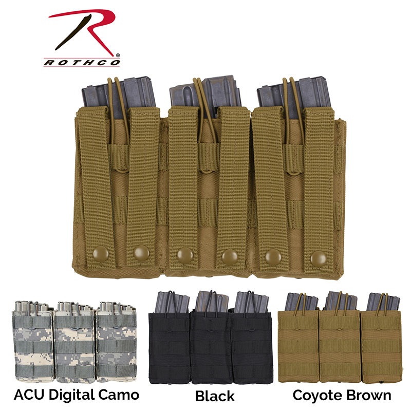 Open Top Triple Mag Pouch - MOLLE
