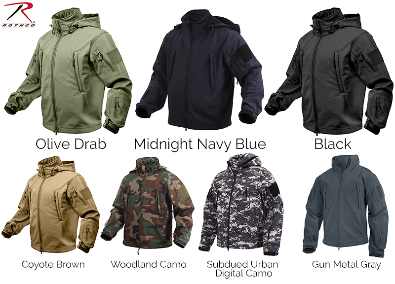 Special Ops Tactical Soft Shell Jacket desc