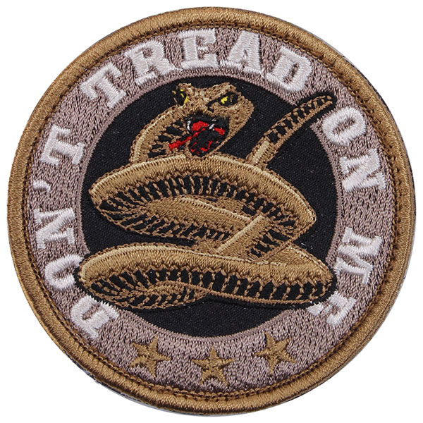 "Don't Tread on Me" Embroidered Patch