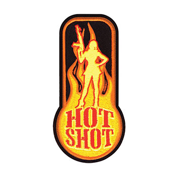 "Hot Shot" Embroidered Patch