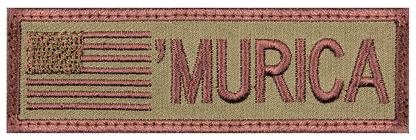 "'Murica" Embroidered Patch