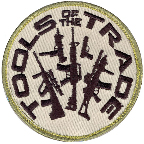 "Tools of the Trade" Embroidered Patch