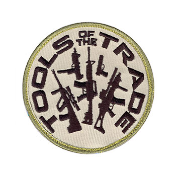 "Tools of the Trade" Embroidered Patch