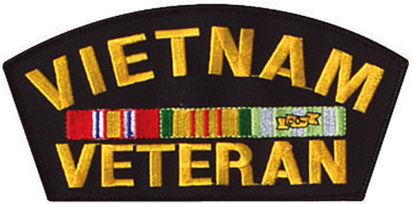Vietnam Veteran Embroidered Patch
