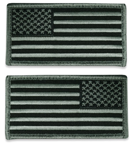 Tactical Velcro US Flag Patch - ACU