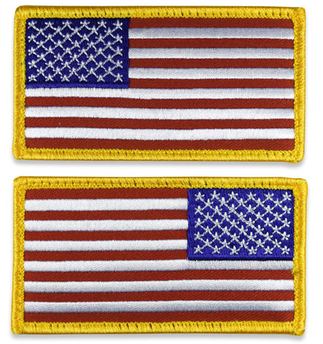 Tactical Velcro US Flag Patch - Standard Colors