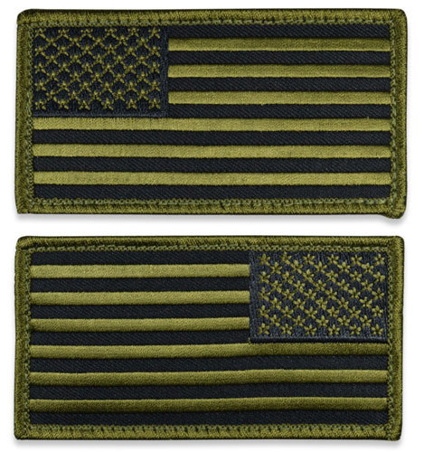 Tactical Velcro US Flag Patch - SWAT