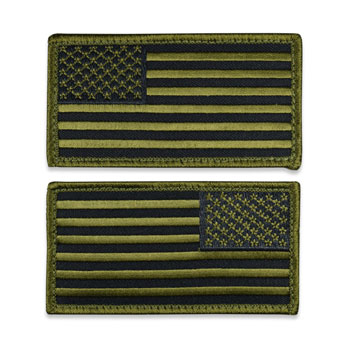 Tactical Velcro US Flag Patch - SWAT