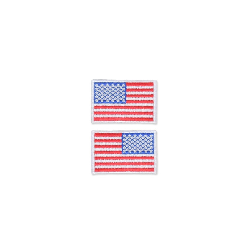 1x4 Distressed USA FLAG Velcro Morale Patch