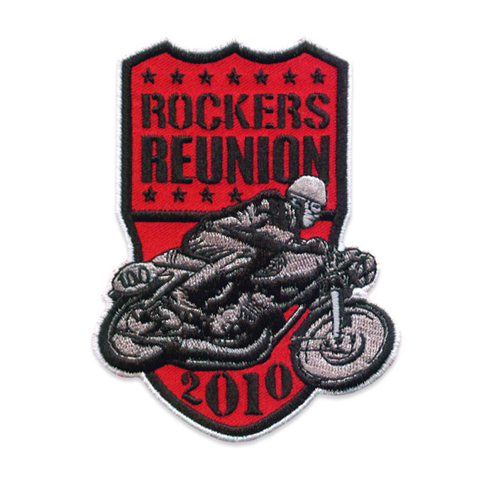 Custom Patches for Jackets Large Back Patch Rocker Patch Custom Name Patch  Embroidered Motorcycle 12 X 2 Side Rocker Patch 