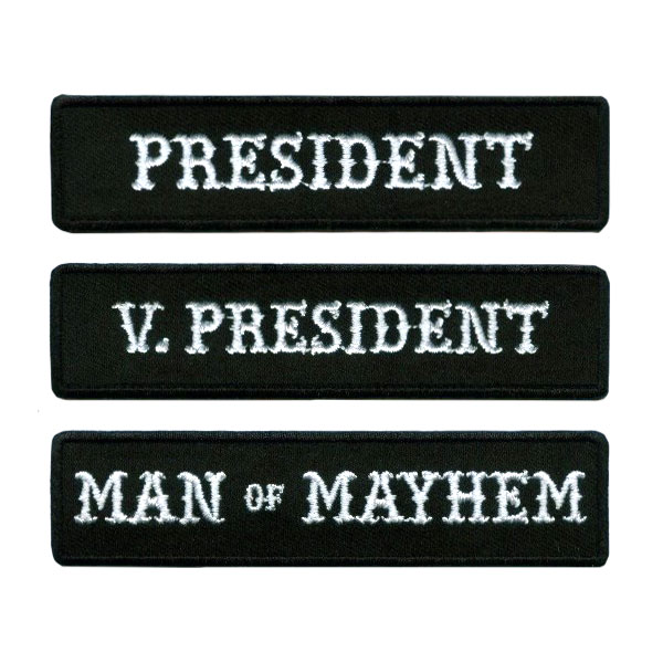 Embroidered Name Patch 